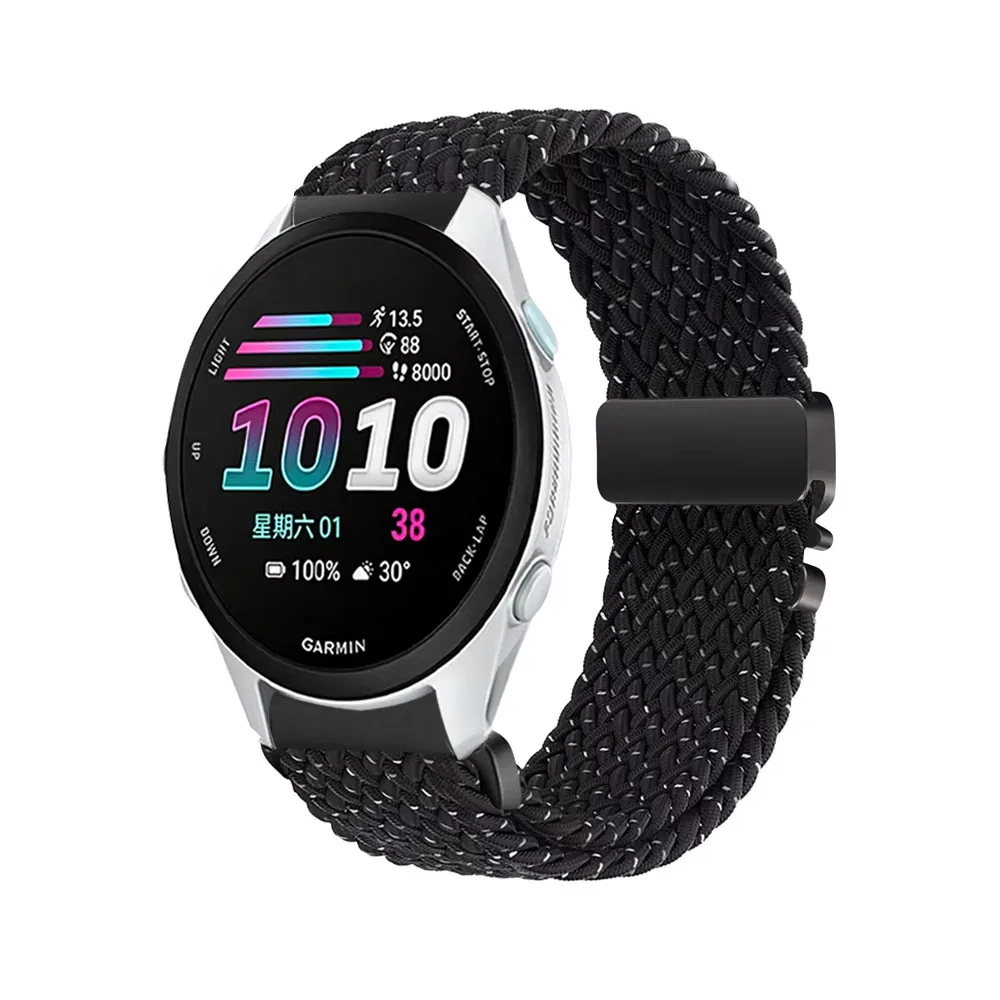 Nylon Parachute Buckle Adjustable Watchband, 20mm/22mm Strap