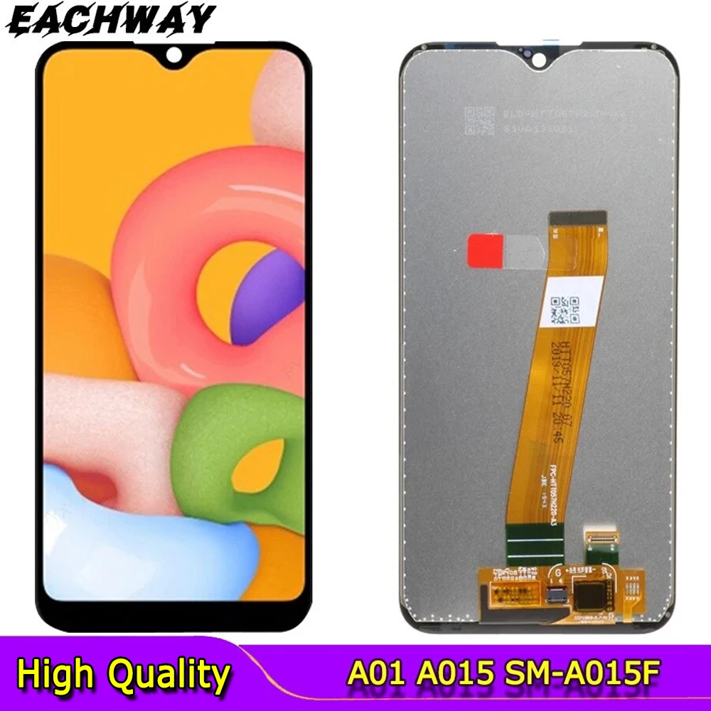

5.7" AMOLED For Samsung Galaxy A01 A015 LCD Display Touch Screen Replacement Digitizer A015F A015G A015DS For Samsung A01 LCD