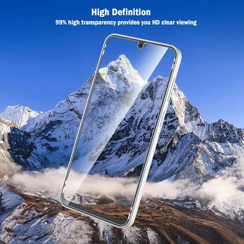 4-Pack HD Clear Premium Tempered Glass Screen Protector