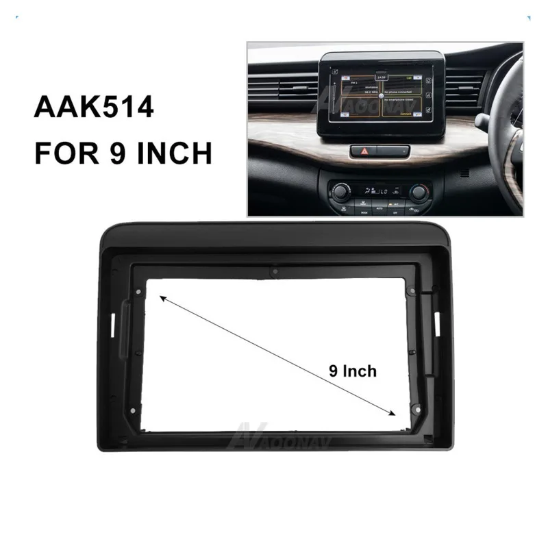 

navigation large screen car navigation cover frame 9 inch modified panel bracket Fit for Suzuki ERTIGA left and right peptide