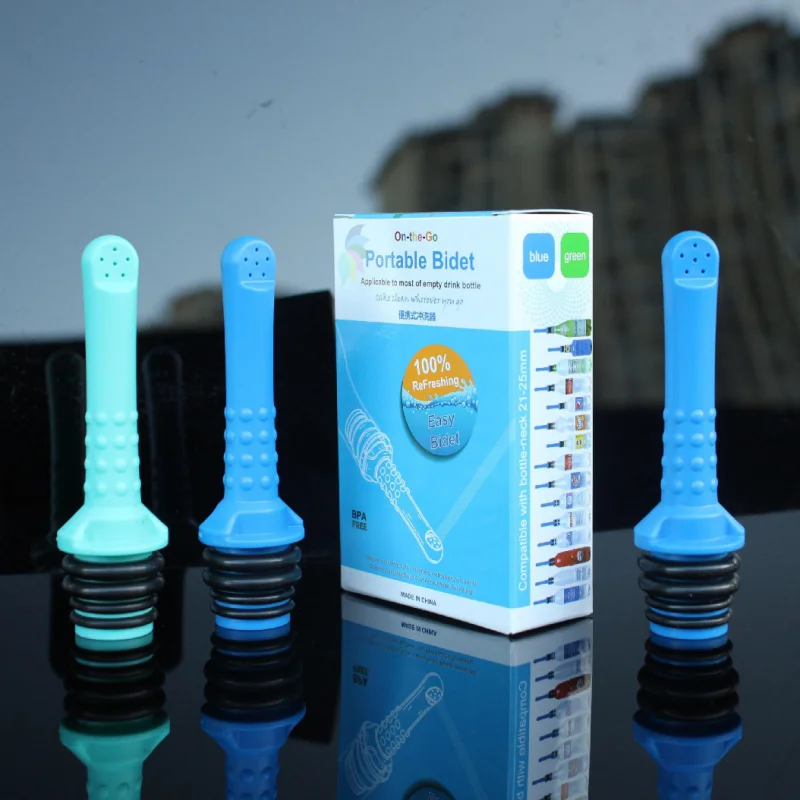 2 Pezzi Bidet Portatile Da Viaggio - Tappo Universale Per Bottiglie, Pratico Per Igiene Intima All'aperto