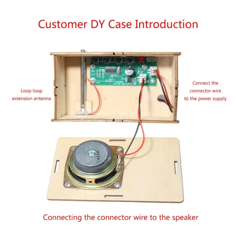 

Радио DIY наборы FM электронное радио 88 МГц-109 МГц усилитель мощности модуль приемника Прямая поставка