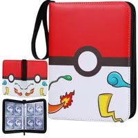 400PCS Card Album Binder Photocard PU Zipper Photo Album Carte Holder Toys Collection Folder Letters Pokemones Cards' Hobby 1