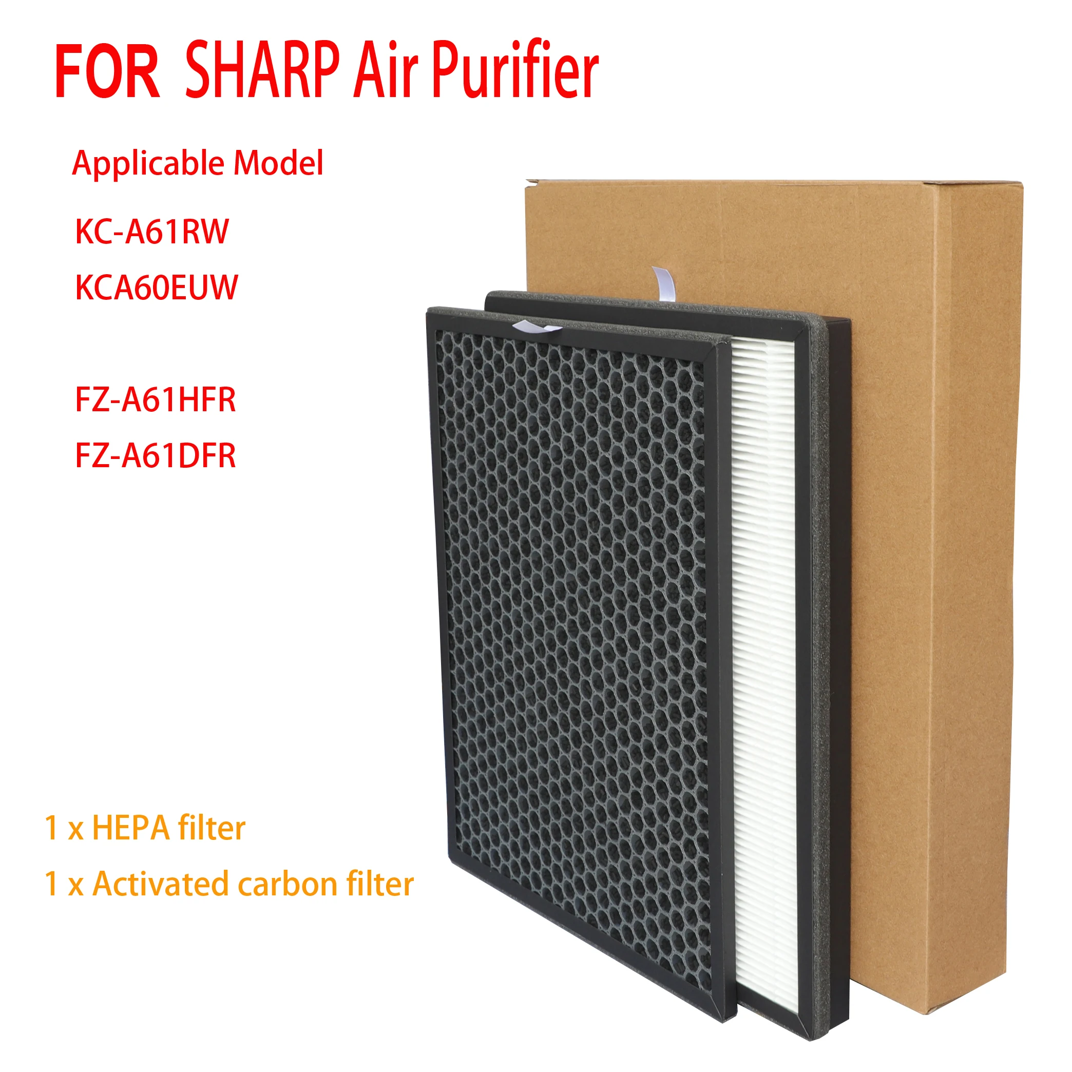 

HEPA filter FZ-A60HFE carbon filter FZ-A60DFE для Sharp KC-A60E KC-860E KC-C150E air purifier для домашнего фильтра pm25