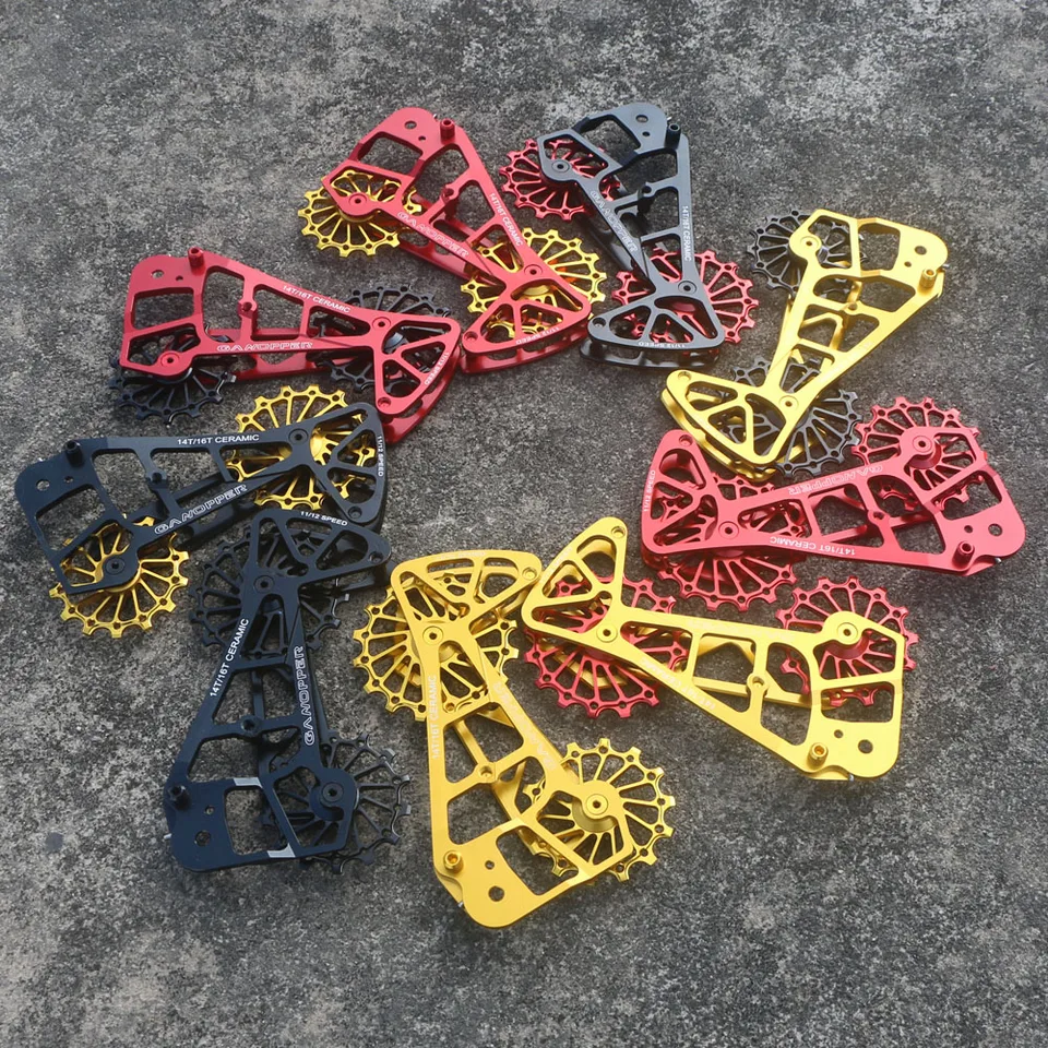 Poulie Vélo étroite 10T/12T/14T - Roulements Céramique Nitrure De Silicium - Compatible SRAM