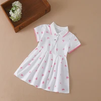 Vêtements pour filles, nouvelles robes de princesse d'été 2025, robes à manches courtes pour enfants, robes pour bébés, vêtements pour enfants de 2 à 6 ans 3