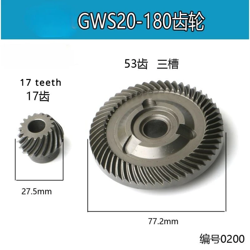 1 set Crown Spiral Bevel Gear Set Replacement for GWS20-180