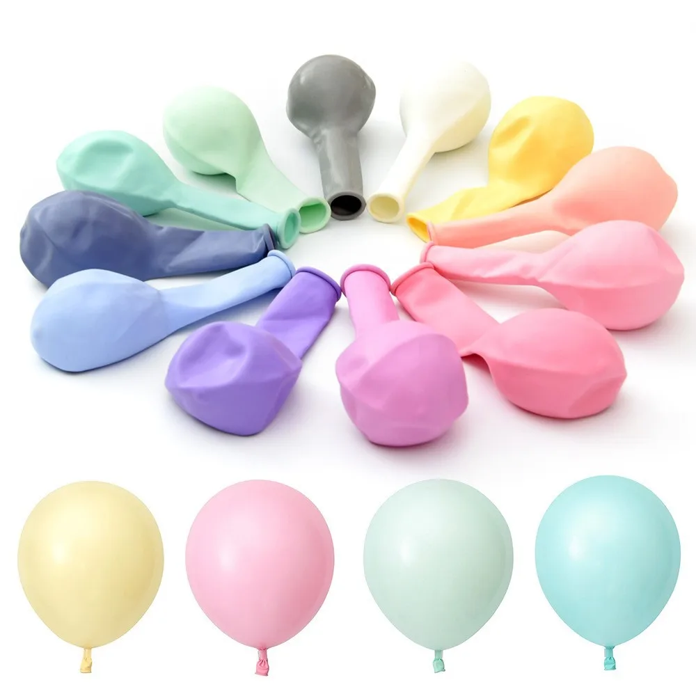 

10Pcs 12inch Macaron Latex Balloons Pastel Pink Mint Green White Blue Balloon Baby Shower Wedding Birthday Party Decor 2023 Xms