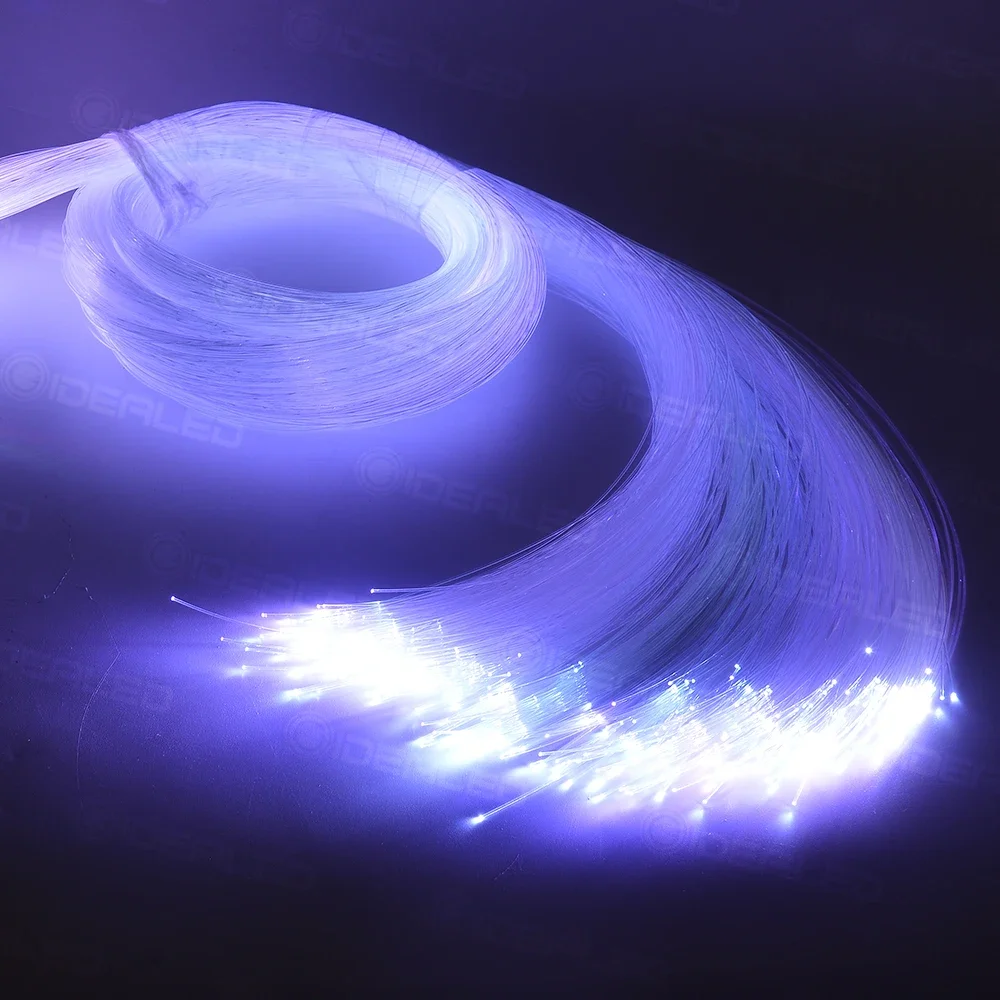 0.75mm PMMA End Glow Car Fiber Optic Light 2m-10m Paired with Source Machine DIY Roof Starry Sky Effect Decorative Home Theater