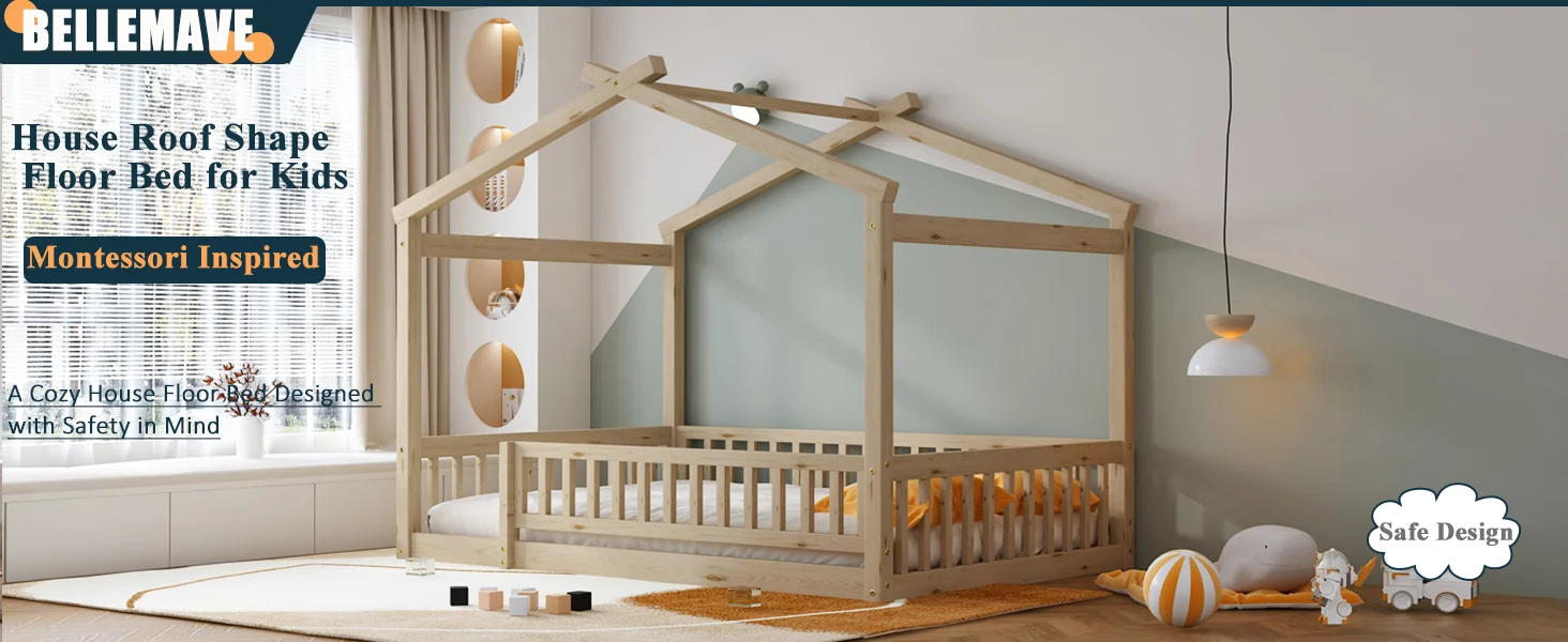 full size house floor bed