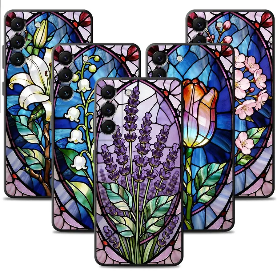 Colorful Window Flowers Phone Case Cover