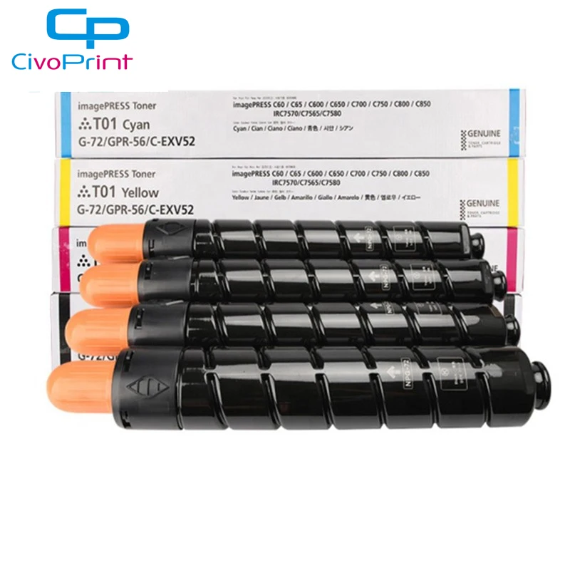 

1PCS Color Tn CAN T01 Compatible Toner Cartridge for Canon IR C60 C650 C700 C710 C750 C800 C810 C850 C910 C600 Printer Supplies