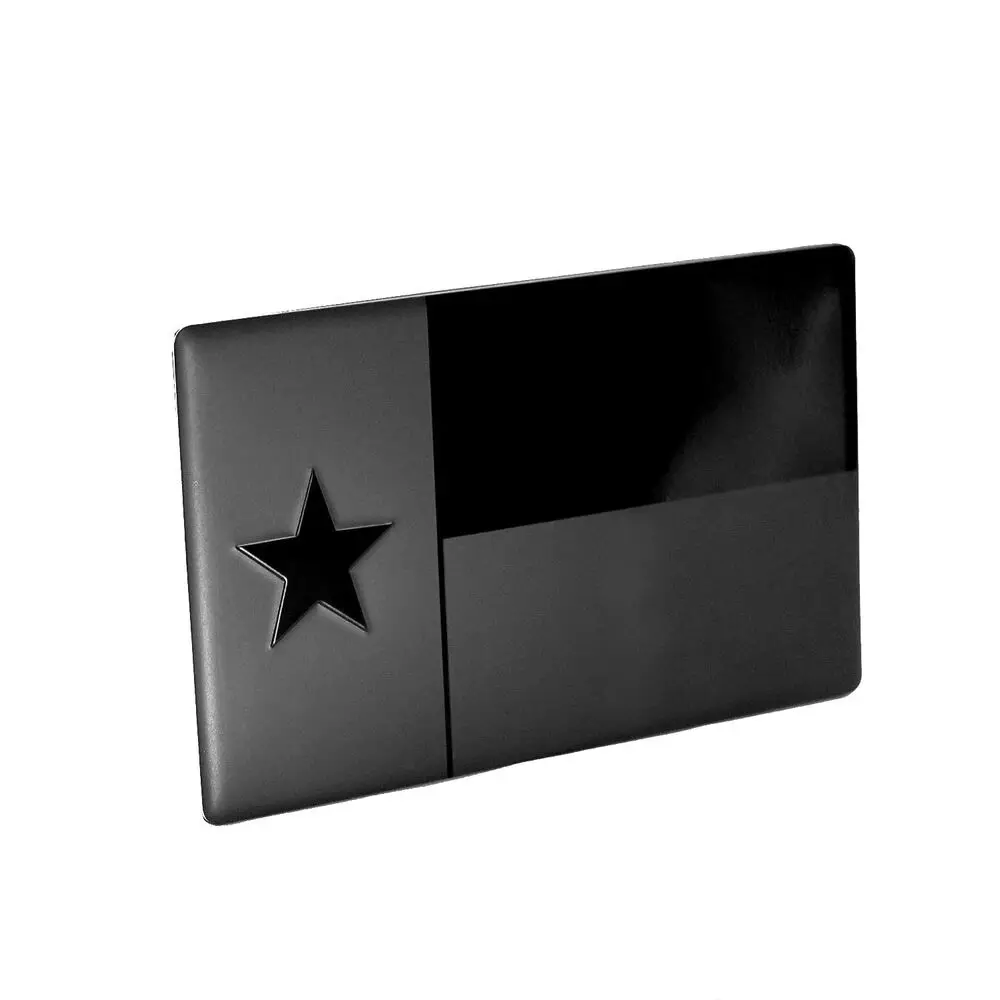 

Black Texas State Flag Emblem Lone Star TX USA Fender Door Trunk Tailgate Badge Stickers Car Accessories Gadget