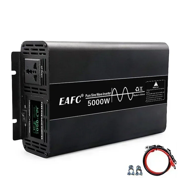 Pure Sine Wave Inverter 4000W 5000W 7000W Power DC 12V To AC 220V Voltage 50HZ Converter Solar Car Inverters pure sine wave inverter