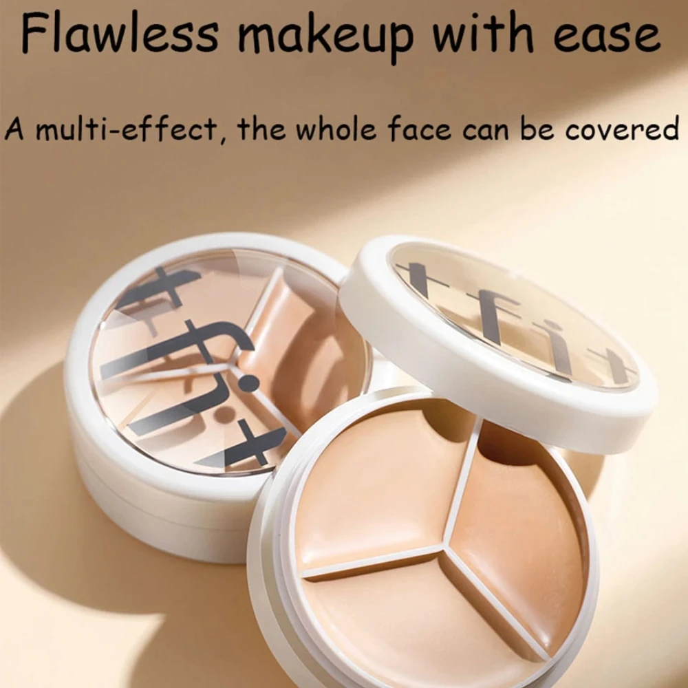 Korea Tfit 3 Color Concealer Palette Professional Makeup Face Eye Contour Face Spot Concealer Dark Circle Correcting Makeup liquid concealer makeup concealer waterproof concealer face concealer concealer palette concealer foundation cream