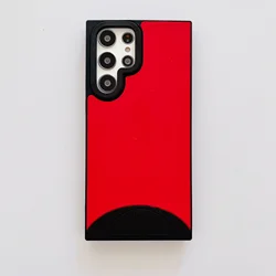 Luxury Designer 3D Red Bottom Textured Silicone Phone Case - Galaxy A51 5G (Red)