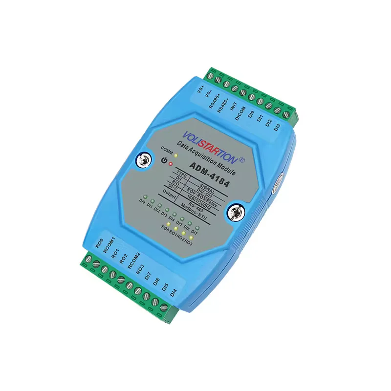 

8-way switch value acquisition module 8DI/4DO 4-way relay output module 485modbus