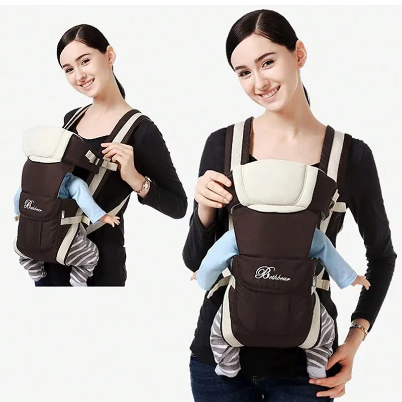 Baby Carrier Backpack 4 in 1 Front Facing Sling Pouch Wrap