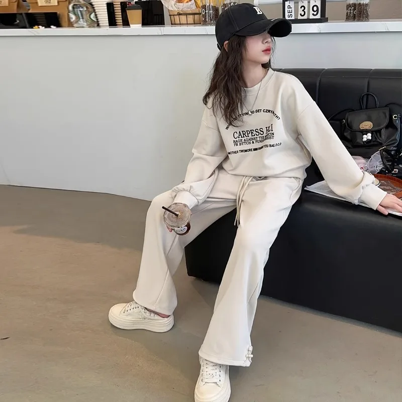 55647-6a6803.jpg Girls Clothing Letter Sweatshirt Tracksuit Set Oversized Top And Wide Leg Pants