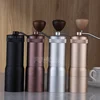 49MM Portable Small Coffee Bean Grinder Mill Adjustable Titanium Flat Burr Espresso Coffee Grinder Milling Tool Ghost Teeth 6
