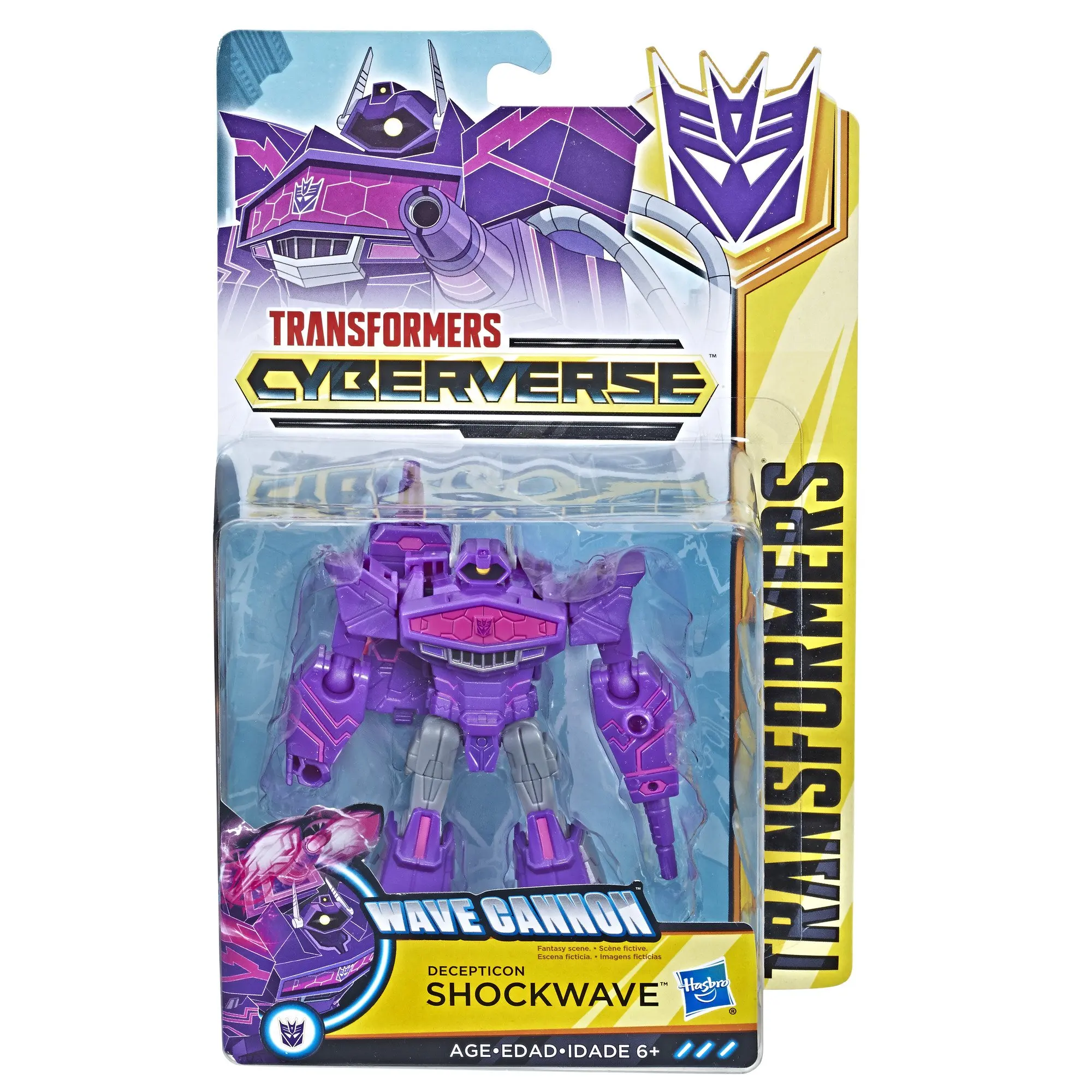 

Hasbro Transformers Cyberverse Warrior Class Decepticon Shockwave Action Figure Toy for Kids Birthday Gift E4313