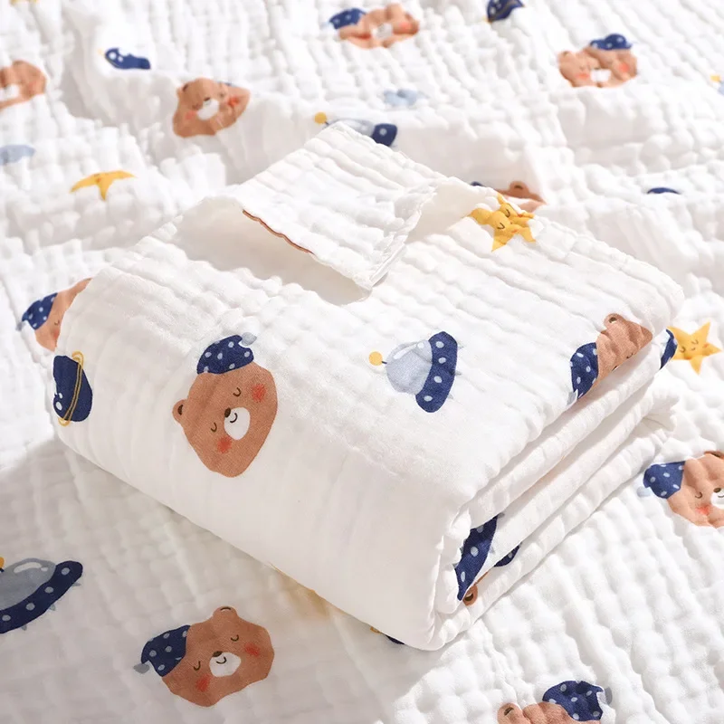 6Layers Baby Swaddle Gauze Washcloth Cotton Baby Bath Towel Boys Girls Towel Blanket for Newborn Bathrobe Swaddle Blanket cotton muslin blanket,cotton blanket,swaddle blanket,bathrobe bath towel,cotton swaddle,cotton gauze blanket