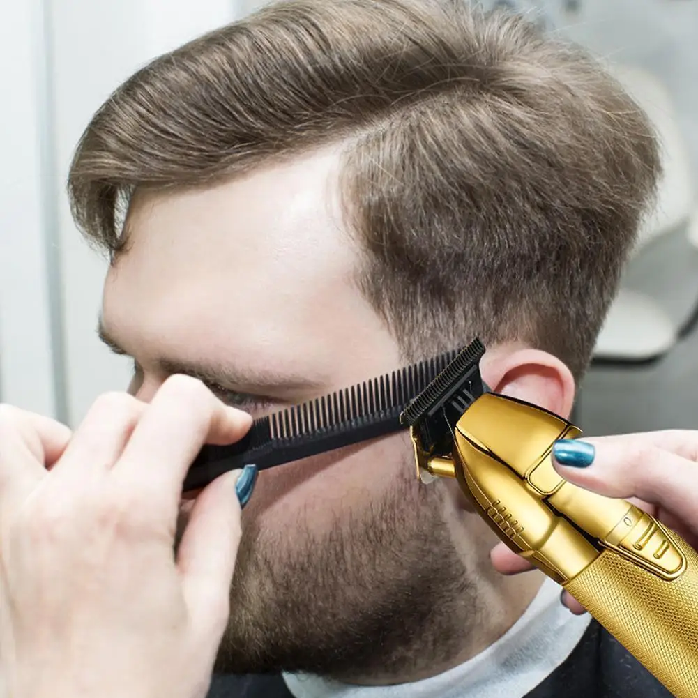 New Professional Hair Trimmer Gold For Men Rechargeable Barber Cordless Hair Cutting T Machine Hair Styling Beard Trimmer H0U3