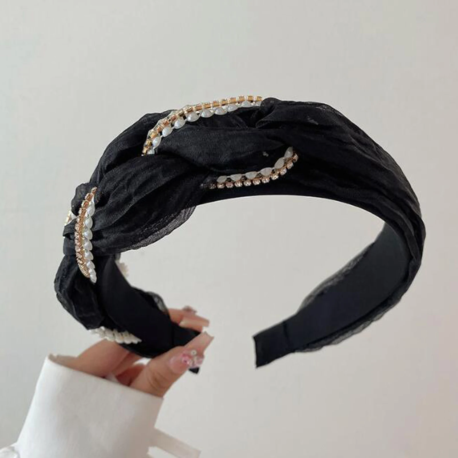 black hairband