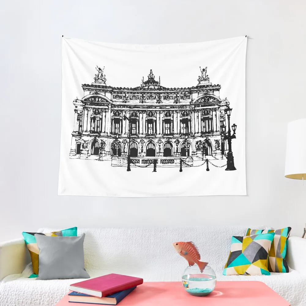 Palais Garnier Tapestry Wall Hanging Room Ornaments Arazzo