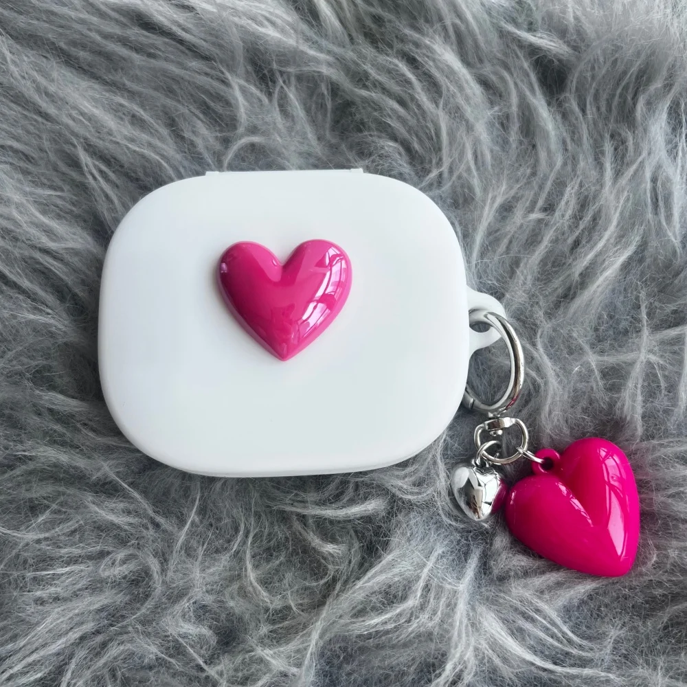 Sweet Love Heart Protective Case with Keyring