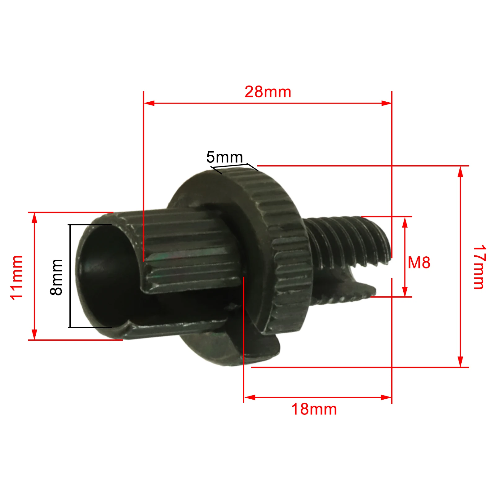 8mm Clucth Brake Cable Adjuster Screw M8 Universal ATV Scooter Motorcycle Moped Pit Bike Cable Adjuster Nut Bolts 4 Pieces Motorcycle Clutch Cable Adjuster