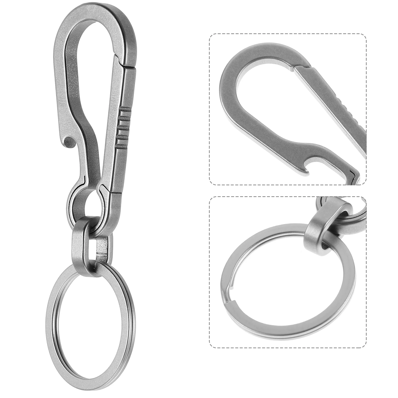 

Carabiner Key Multi-function Metal Ring Bottle Beer Opener Heavy Duty Keychain Bottle Opener Tool Outdoor Climbing Accessory