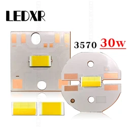 Motorcycle lights modified 3570 dual-color 30W high-power LED white light lemon yellow diode dual-color light