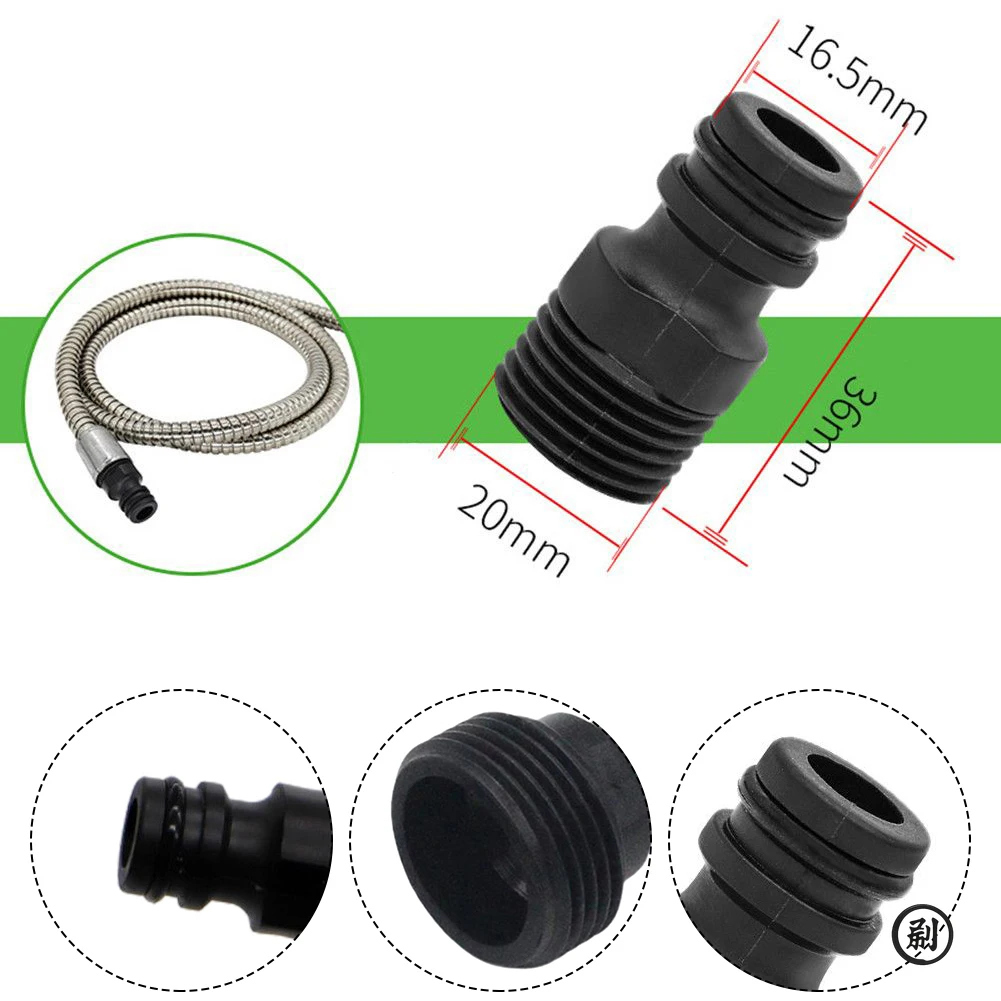 Threaded Fittings Quick Coupling Water Pipe 1/2inch 5pcs Faucet Adapter