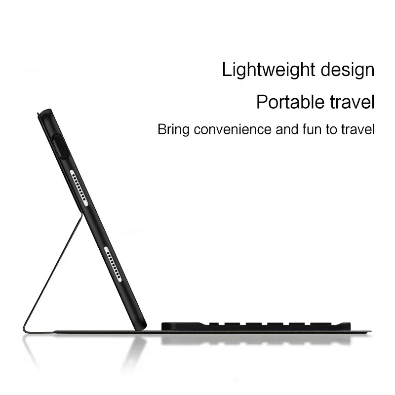 Magnetic Wireless Keyboard Case with 10-Inch Keyboard