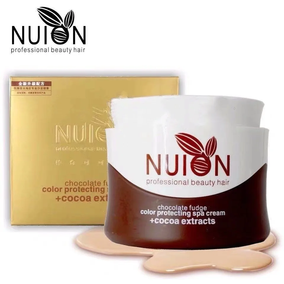Nuion Cocoa Hair Mask Spa Cream Fudge Color Protecting Extracts Lock Color  Protect Roll Smooth Nourish Repair Damaged Hair| | - AliExpress