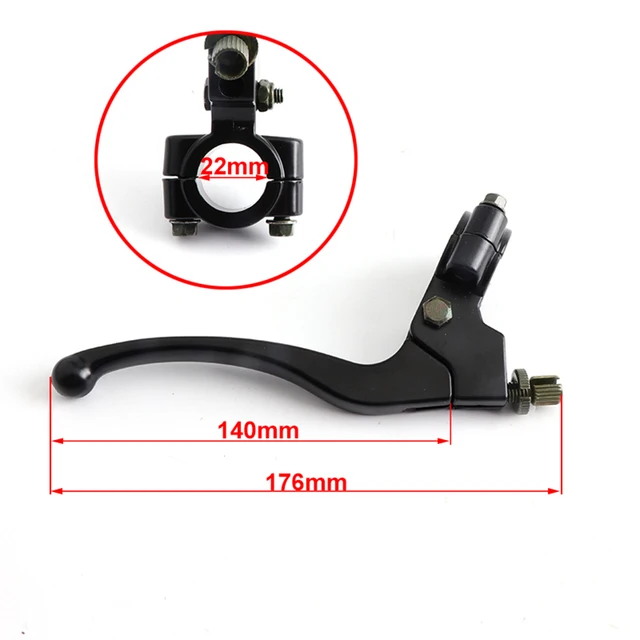 2PCS USA For HONDA C/CR/CRF/XL/XR Brake Lever Perch Clutch Black - Foto 3