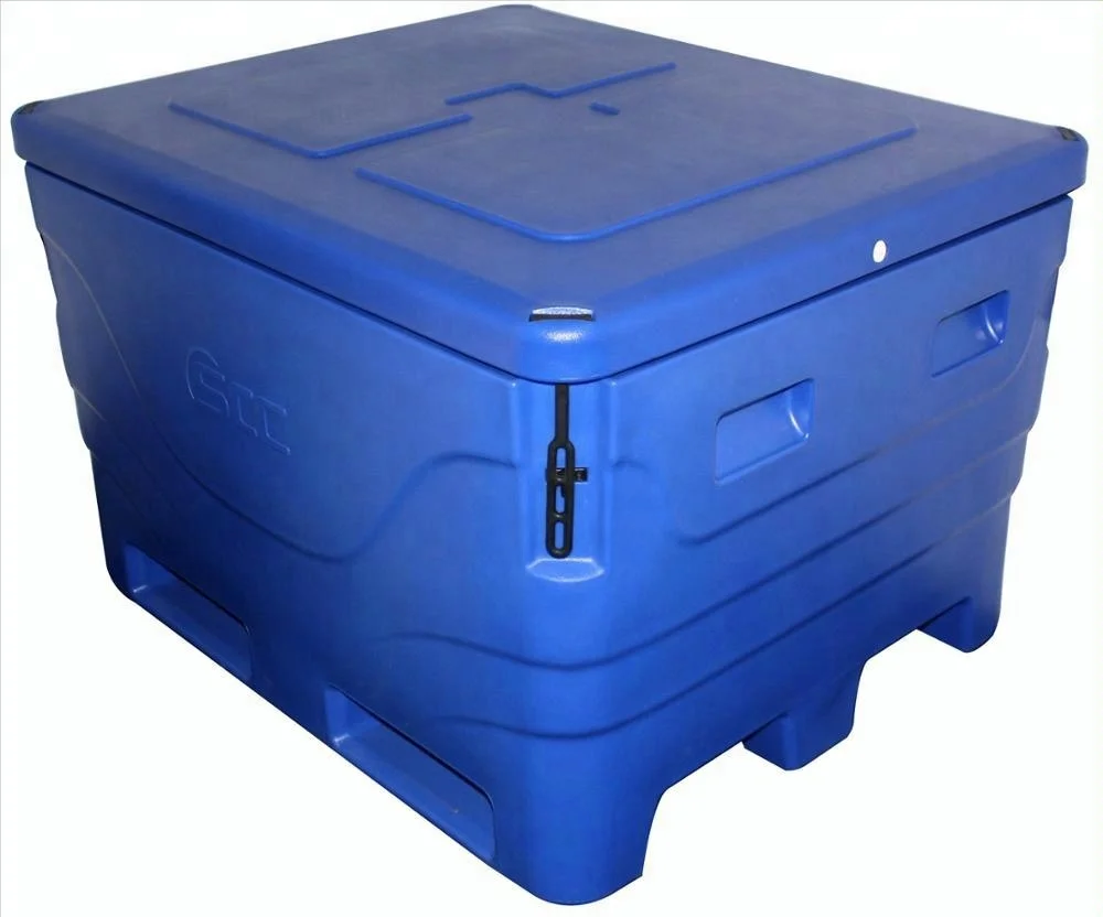 adjustable temperature fish storage ice box fish transport container and bin