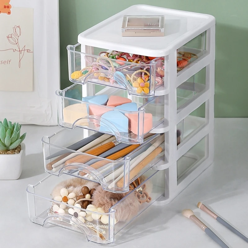 Stackable Storage Cabinet Desktop Storage Box Small Storage Drawers for Office