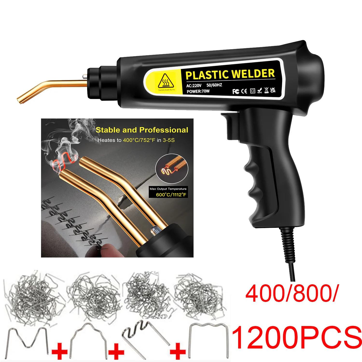 Kit 40 Barre Saldatura Plastica Per Paraurti Auto - Mix PP E - Foto 7