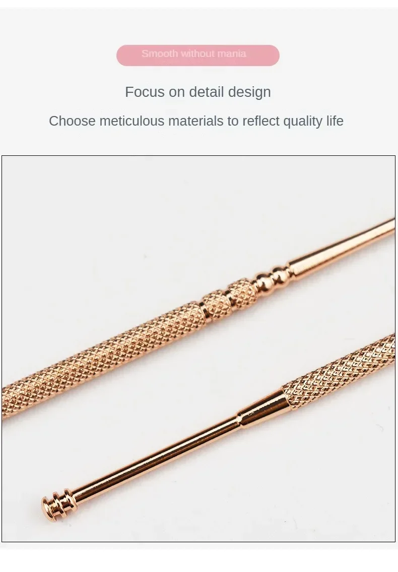Stainless Steel Ear Wax Pickers Earpick Remover Curette Cleaner Spoon Care Tool Pick Cleaner Ear Clean