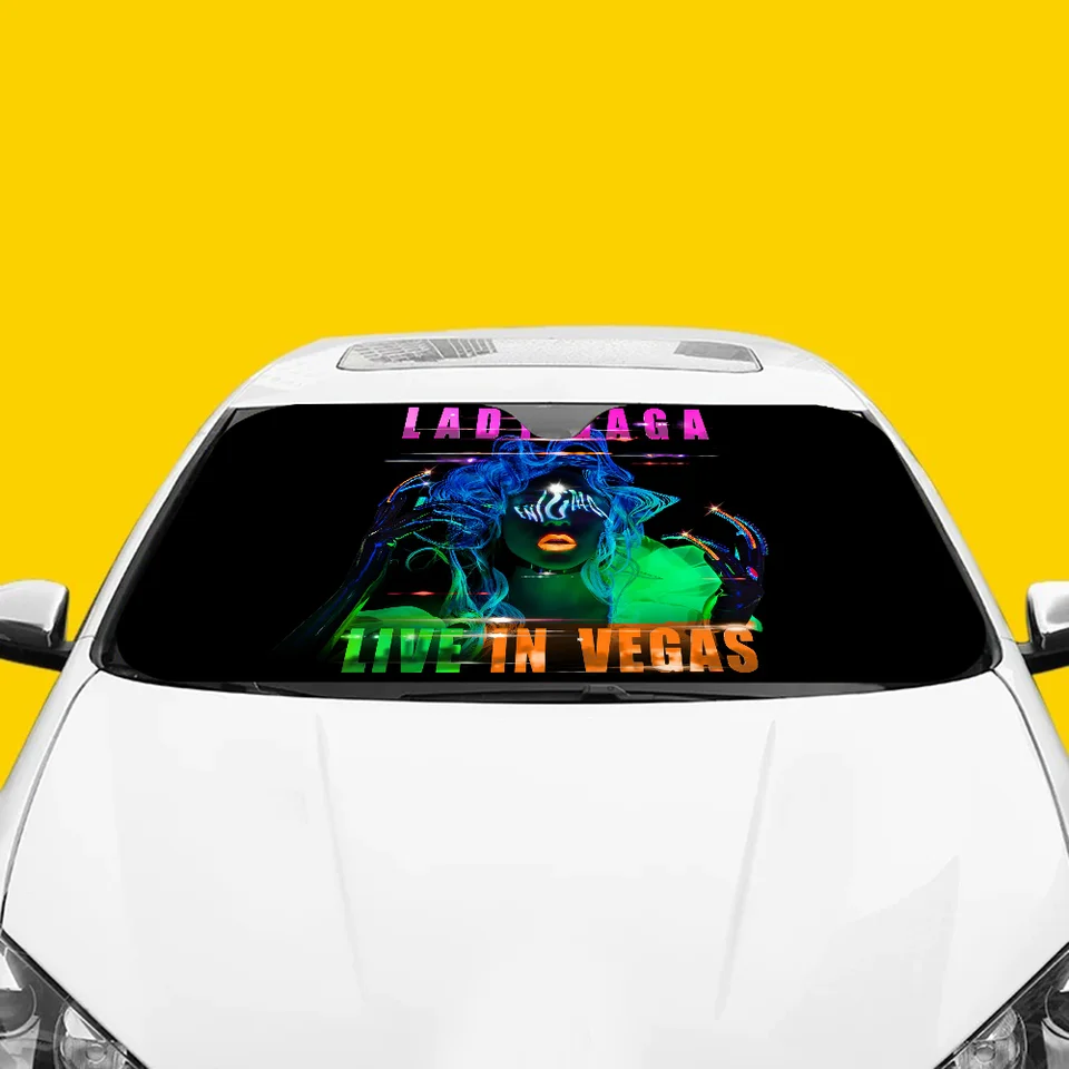 Lady Gaga Car SunShade Cartoon Window For Children Adults