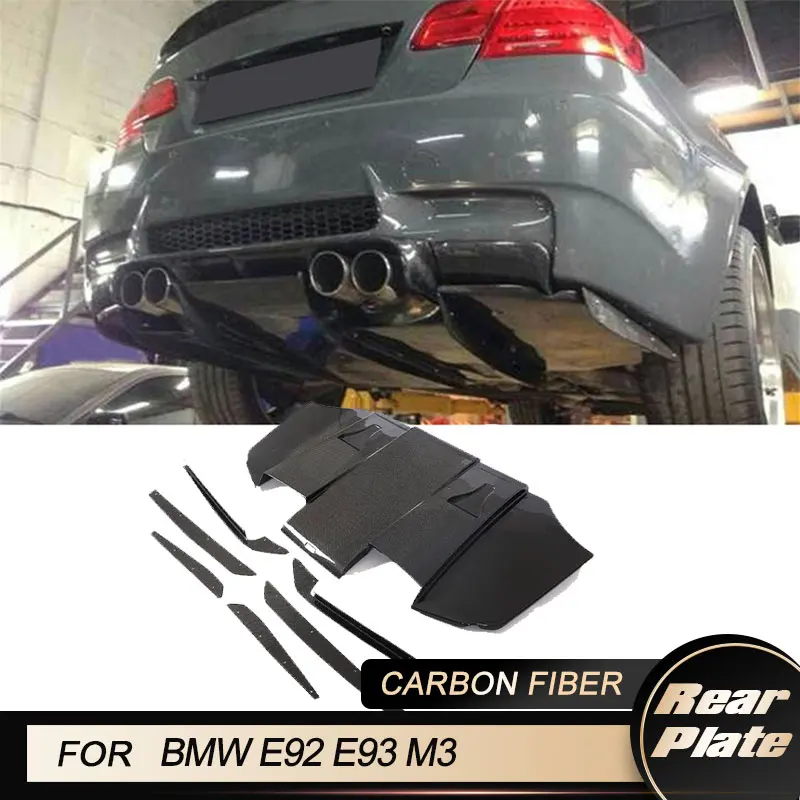 Car-Rear-Bumper-Plate-Diffuser-Lip-Spoiler-for-BMW-E92-Coupe-E93 ...