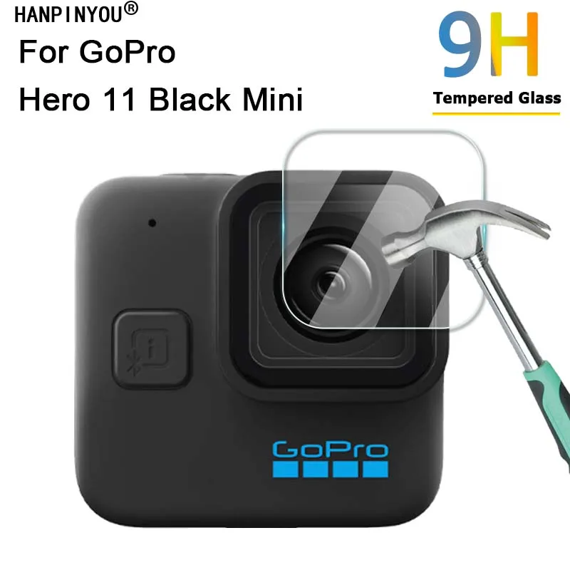 3 Pezzi Per Gopro Hero 11 Black Mini 9H 2.5D Hd Clear Ultra Slim Camera Lens Guard Pellicola Protettiva In Vetro Temperato Per Gopro Hero11