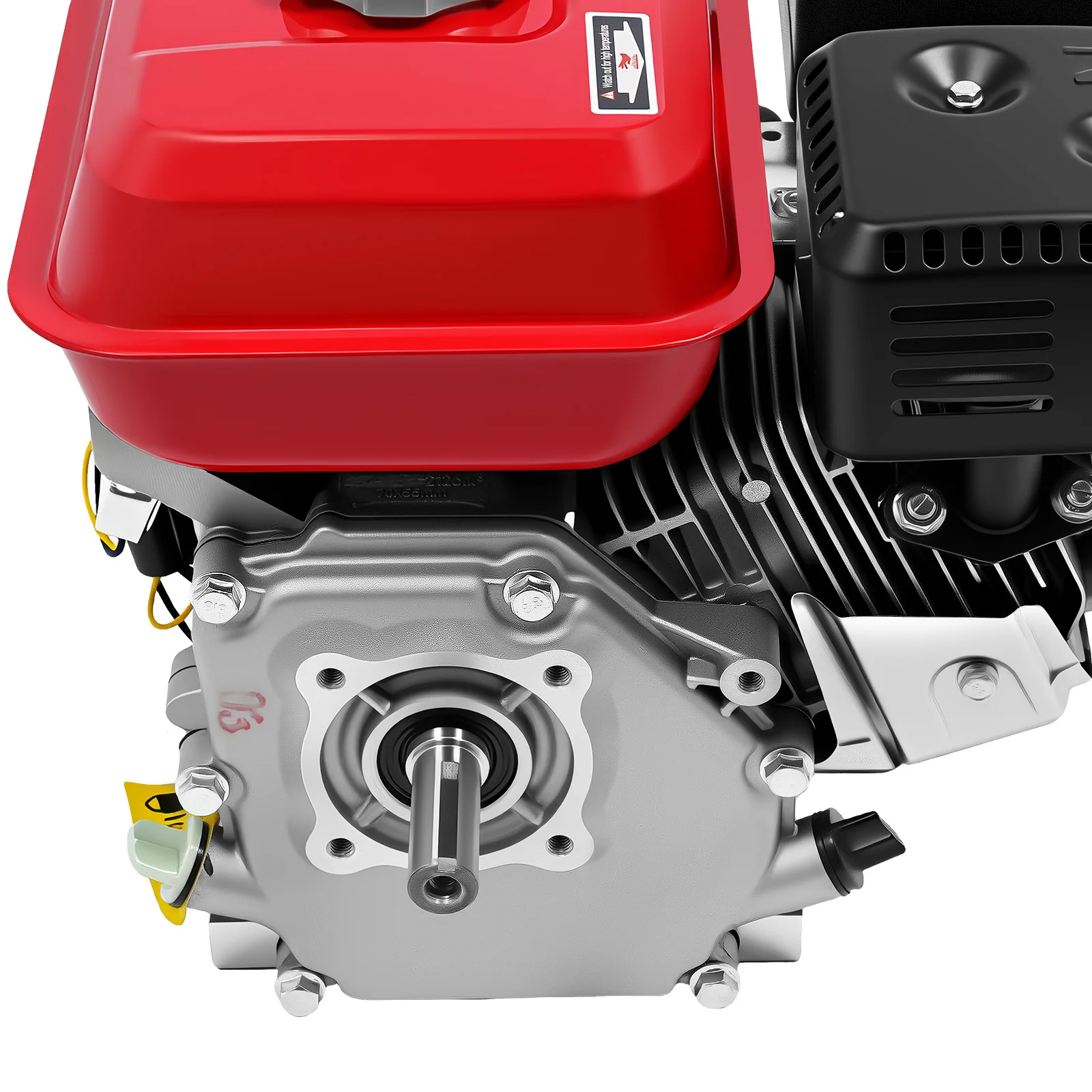 7,5 PS 4 kW 4-Takt-Benzinmotor 212 CC Hand-/Elektrostarter OHV luftgekühlter Gasmotor für Go-Karts – Detail 6