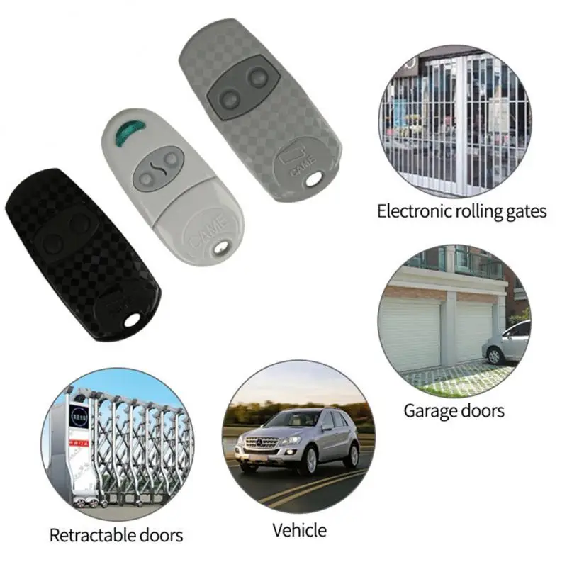 Compatible CAME 433MHz Garage Remote Control Garage Door Remote Opener