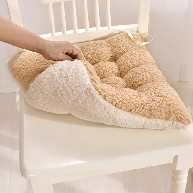 Seat Cushion Soft Chair Pads Ultra Soft Warm Chair Cushion Pillow