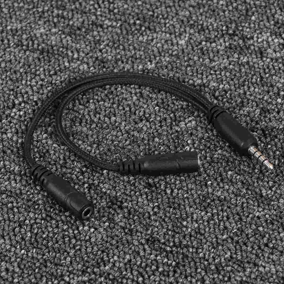 

2 Mic Splitter 3.5mm Mic Cell Phone Headphone and Microphone Jack Audio