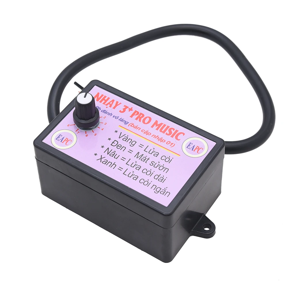 12-24V Car Horn Controller Electric Horn Speaker Sound Control Unit with 8 Effects Switching for Car Marine Boat Truck