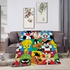Cartoon Cute Blanket Plush Nap Sofa rug for Living L-LooneyS Room Warm Office T-Tunes Bedroom Birthday Home Travel Kid Gifts 4